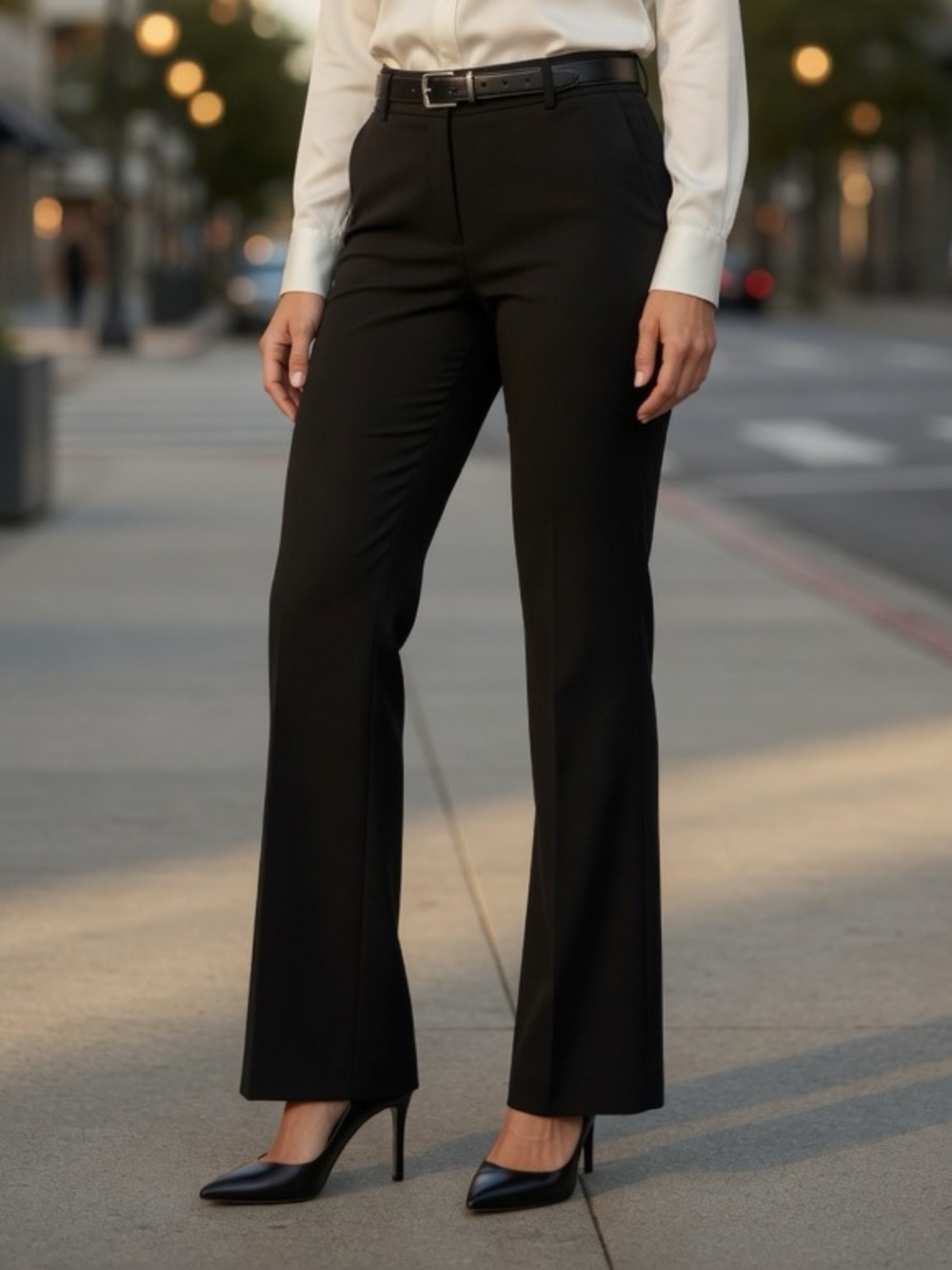 Elie Tahari Black Women’s Trousers Size 10